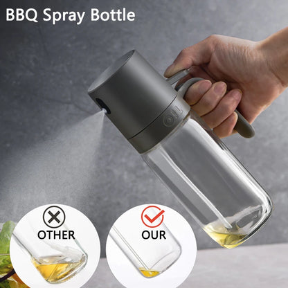 Brumisateur d'huile en verre borosilicaté pour la cuisine et les barbecues